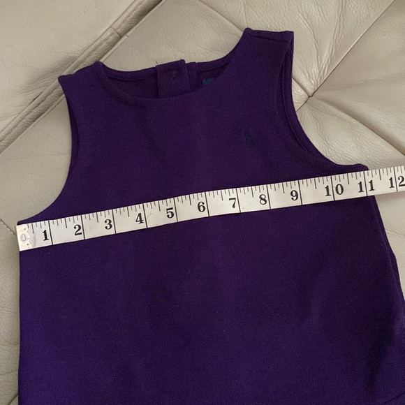 Polo Ralph Lauren Purple Girl’s Skater Dress - Picture 7 of 7